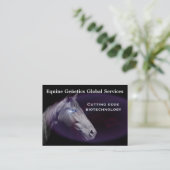 Pferd elegantes berufliches 3,5" x 2,5" visitenkarte (Stehend Vorderseite)