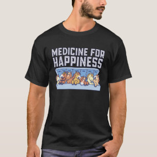 Pferd Equestrianische Medizin für glückliche Pfer T-Shirt