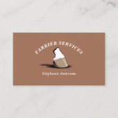 Pferd & Farrier Visitenkarte (Vorderseite)