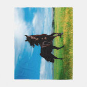 Pferd Fleecedecke (Vorderseite)