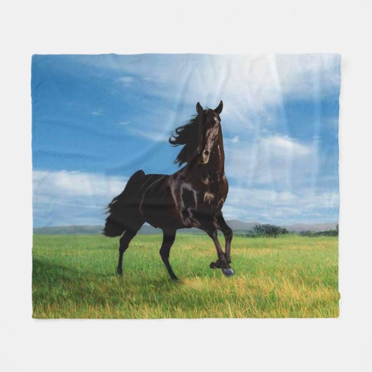 Pferd Fleecedecke (Vorderseite (Horizontal))