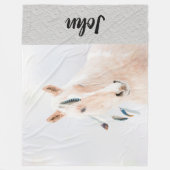 Pferd Fleecedecke (Vorderseite)