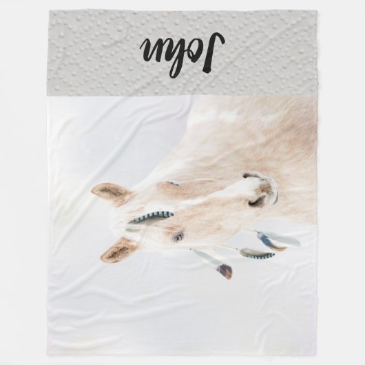 Pferd Fleecedecke (Vorderseite)