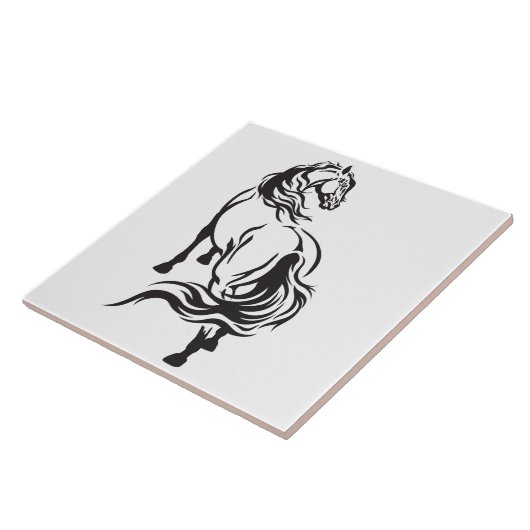 Pferd Fliese (Seite)