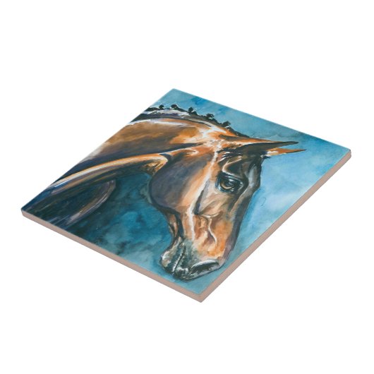 Pferd Fliese (Seite)