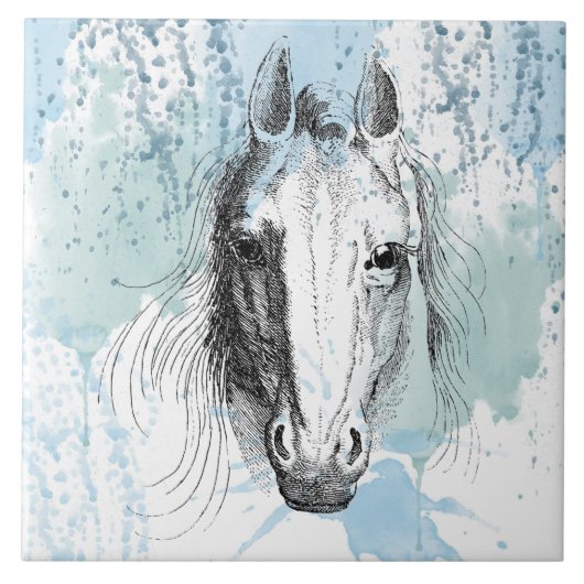 Pferd Fliese (Vorderseite)