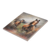 Pferd Fliese (Seite)