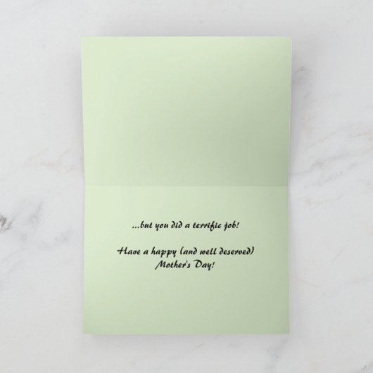 Pferd & Foal (nicht nur) Muttertag Karte (Innenseite)