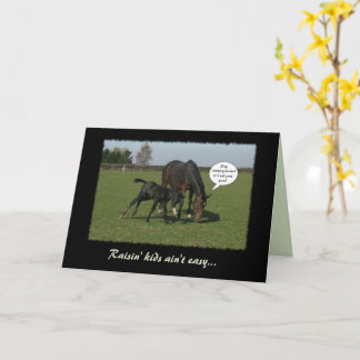 Pferd & Foal (nicht nur) Muttertag Karte