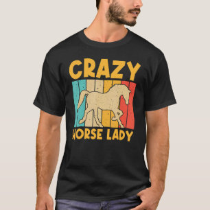 Pferd für Frauen Mama Pferderennen T-Shirt