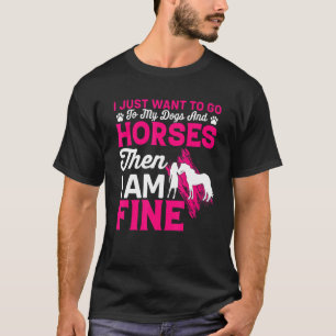 Pferd für Mädchen und Frauen, die Liebe Pferde T-Shirt