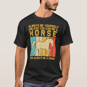Pferd Für Männer Frauen Pferd Pferderennen T-Shirt