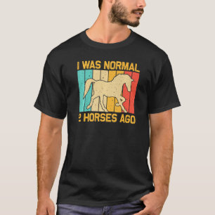 Pferd für Männer Pferderennen T-Shirt