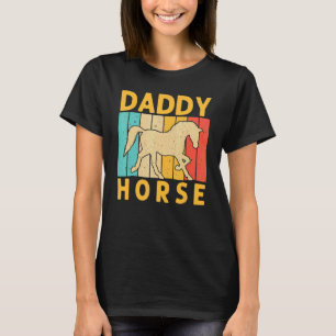 Pferd für Papa Opa Pferd  Pferderennen T-Shirt