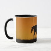 Pferd Galloping Südwestkaffee Tasse (Links)
