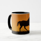 Pferd Galloping Südwestkaffee Tasse (Vorderseite Links)