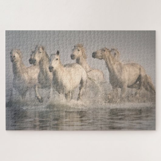 Pferd Galopp im Mittelmeer Puzzle (Horizontal)