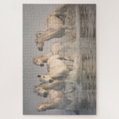 Pferd Galopp im Mittelmeer Puzzle (Vertikal)