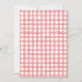 Pferd Geburtstag Einladung Rosa Pony Einladung (Rückseite)