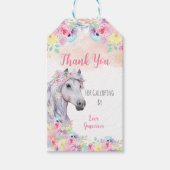 Pferd Geburtstagsbegüterungstags Geschenkanhänger (Vorderseite)