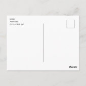 Pferd Geburtstagskarte Postkarte (Rückseite)