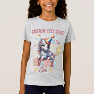 Pferd Geburtstagsmädchen Reittiere Familie Matchin T-Shirt