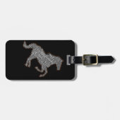 Pferd Gepäckanhänger (Vorderseite horizontal)