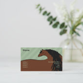 Pferd - Geschäft Visitenkarte (Stehend Vorderseite)