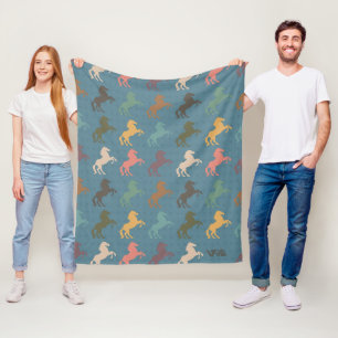 Pferd Geschenk Decke Retro Pferdeliebhaber Wurf Vi