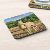 Pferd Getränkeuntersetzer (Linke Seite)