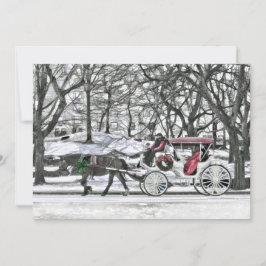 Pferd Gezeichnet Beförderung in New York City Einl Einladung