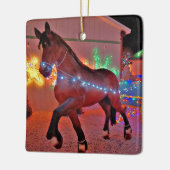 Pferd Gezeichnet Beförderung Weihnachtsschmuck (Links)