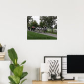 Pferd gezeichnet Caisson Arlington Friedhof Poster (Heimbüro)