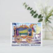 Pferd Gezeichnet Calliope Musikinstrument! Postkarte (Stehend Vorderseite)