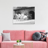 Pferd Gezeichnet Feuerwehrschiff, 1922 Leinwanddruck (Insitu (Wohnzimmer))