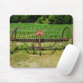Pferd Gezeichnet Hay Rake Mousepad (Mit Mouse)