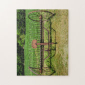 Pferd Gezeichnet Hay Rake Puzzle (Vertikal)