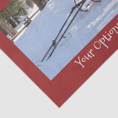 Pferd Gezeichnet Schlitten Seidenpapier (Ausschnitt)