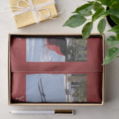 Pferd Gezeichnet Schlitten Seidenpapier (Geschenk)