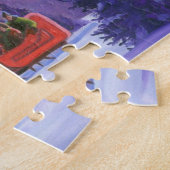 Pferd gezeichnetes Sleigh Fahrpuzzlespiel Puzzle (Seite)