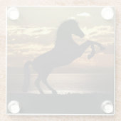 Pferd Glasuntersetzer (Rückseite)