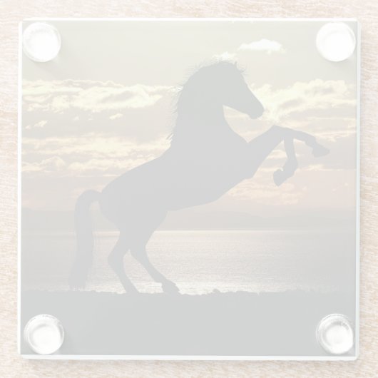 Pferd Glasuntersetzer (Rückseite)