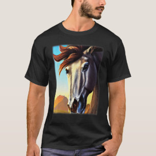 Pferd Grafikdesign Tiermotiv Reiten mit Pr T-Shirt