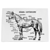 Pferd Große Geschenktüte (Vorderseite)