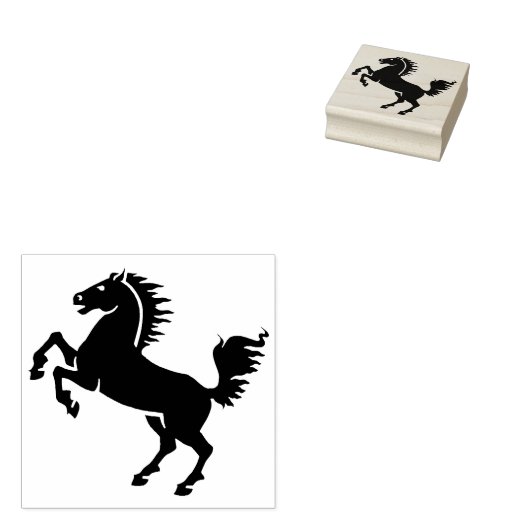 Pferd Gummistempel (Stempel)