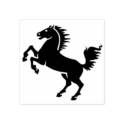 Pferd Gummistempel (Prägung)