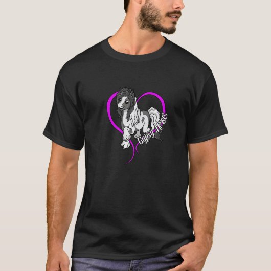 Pferd Gypsy Vanner T-Shirt (Vorderseite)
