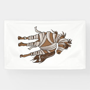 Pferd Halloween Banner