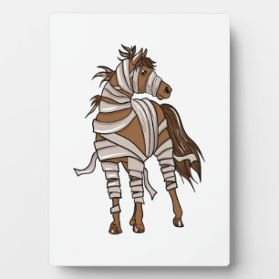 Pferd Halloween  Fotoplatte