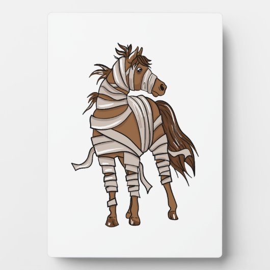 Pferd Halloween  Fotoplatte (Vorderseite)